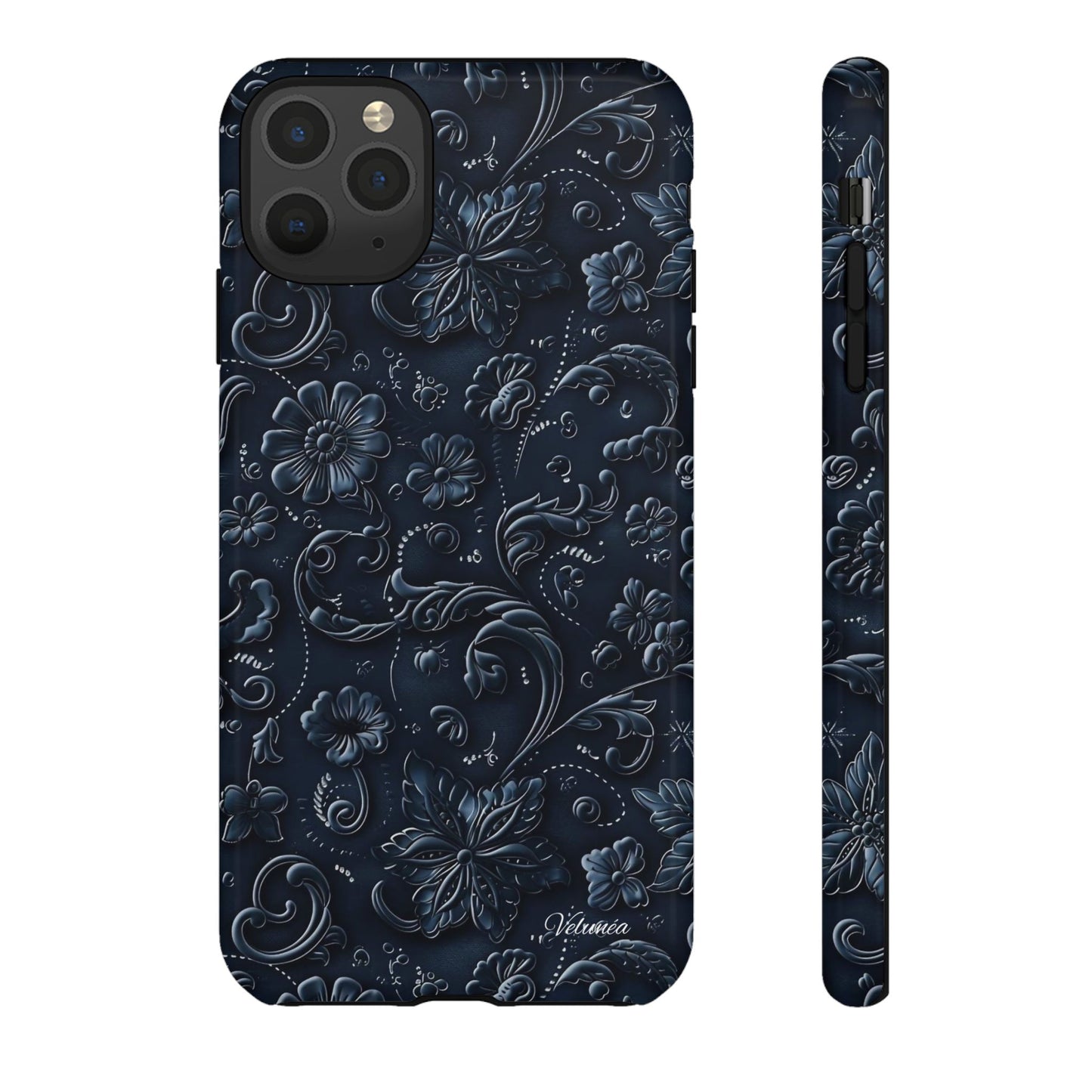Velunéa Noir Floral Phone Case