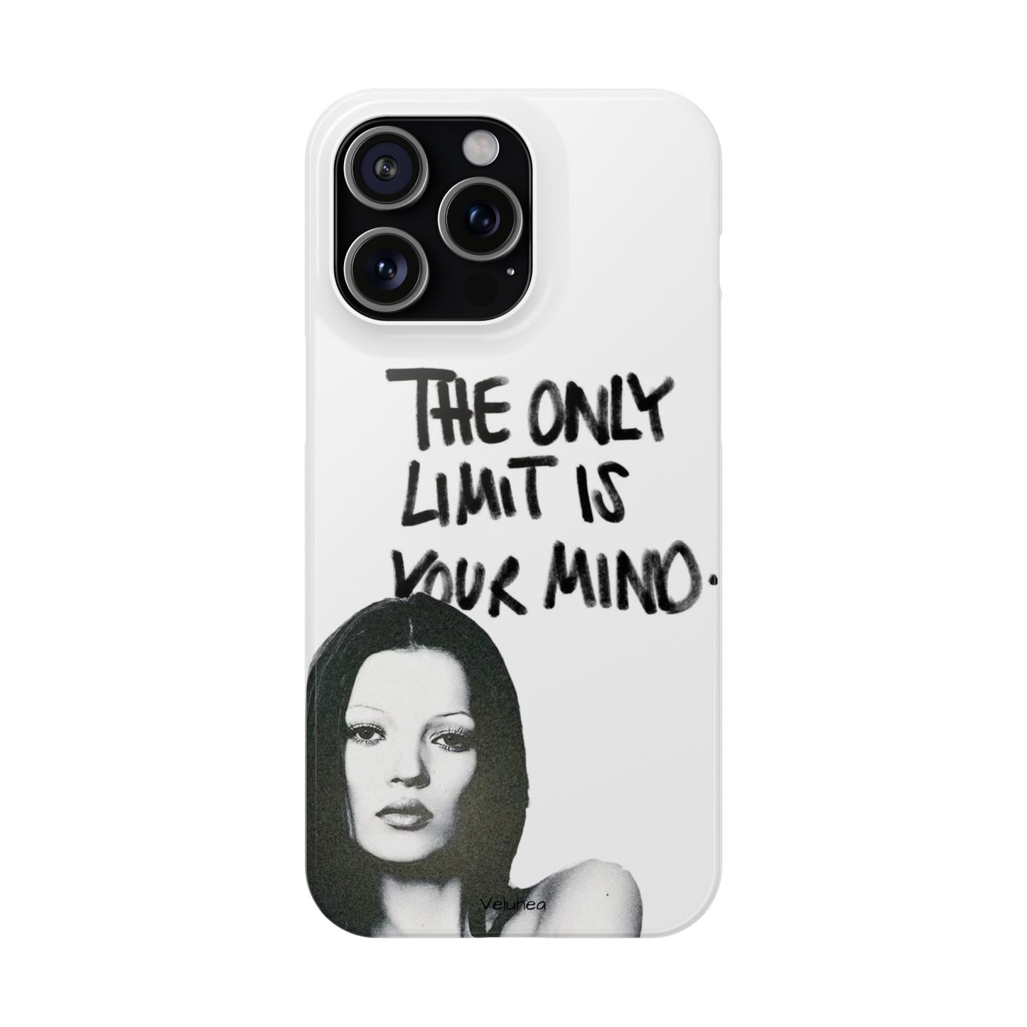 'The Only Limit Is Your Mind' Black & White Portrait