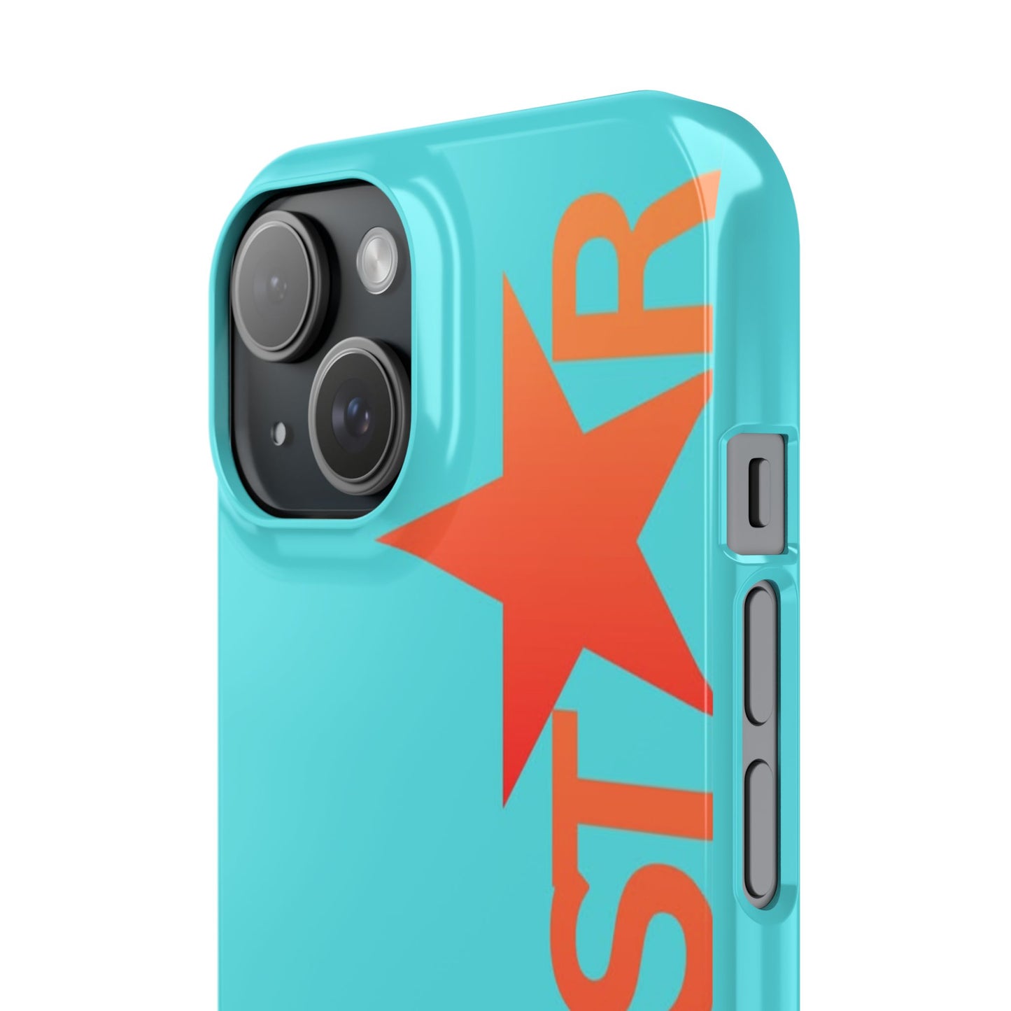 Superstar Teal & Coral Star Graphic