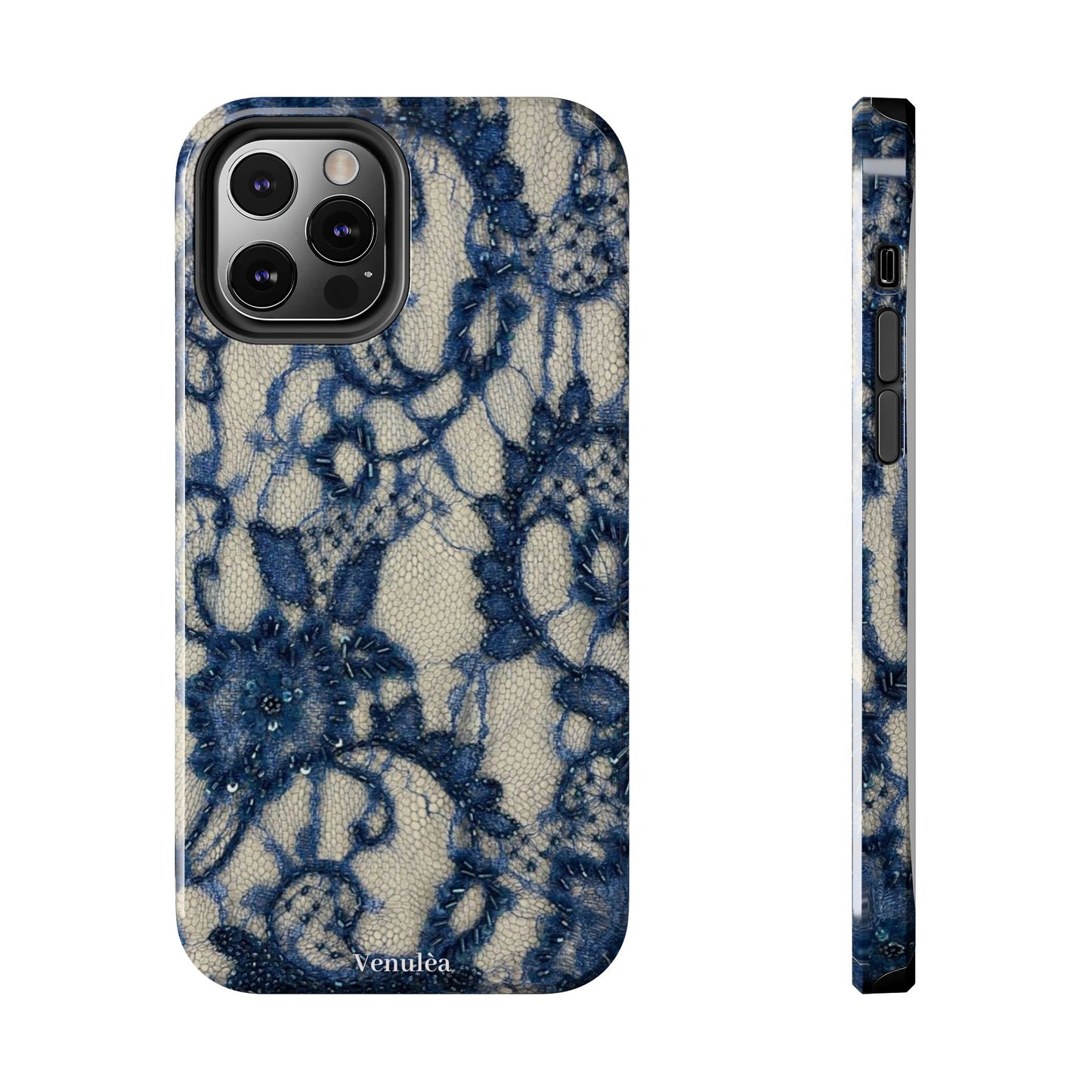 Velunéa Indigo Lace Phone Case