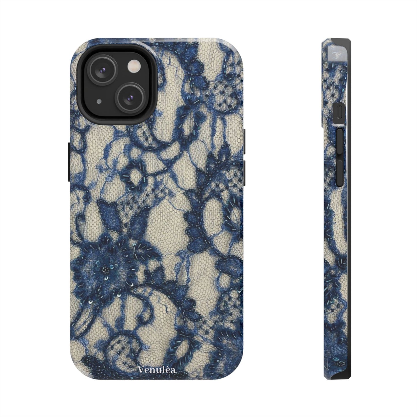 Velunéa Indigo Lace Phone Case